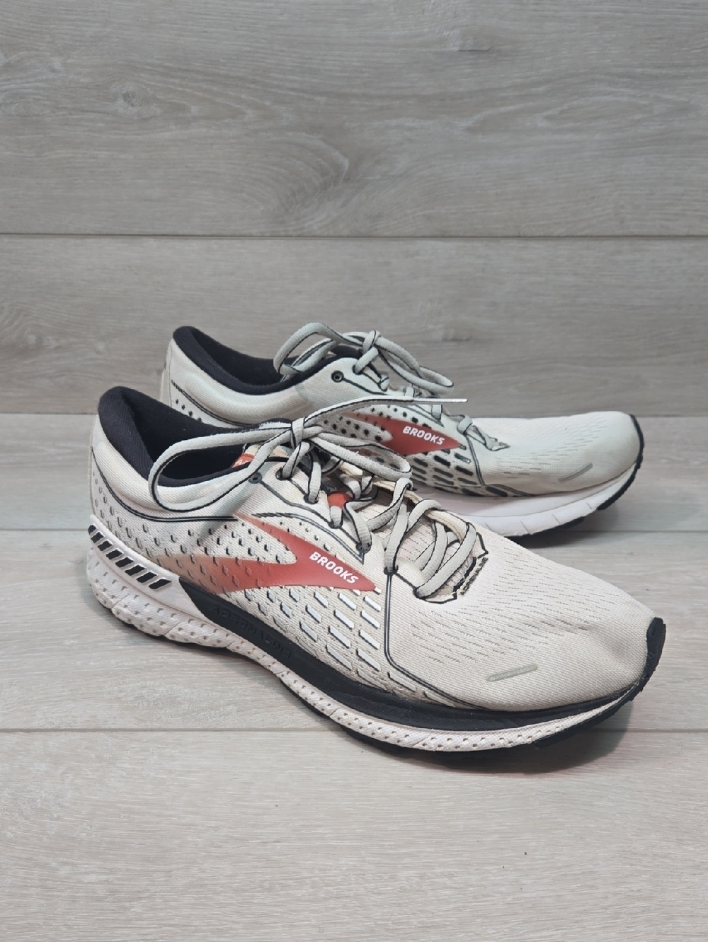 Brooks Mens Adrenaline 21 Running Shoes Sneakers Sz 9 Medium D